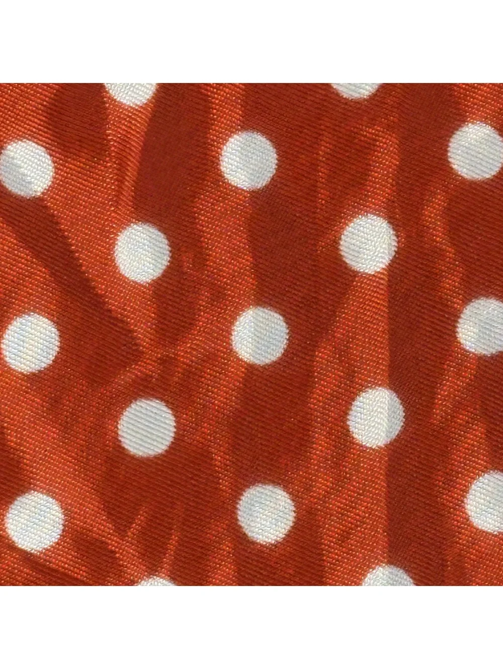 Polka Dot Red and White Square Scarf